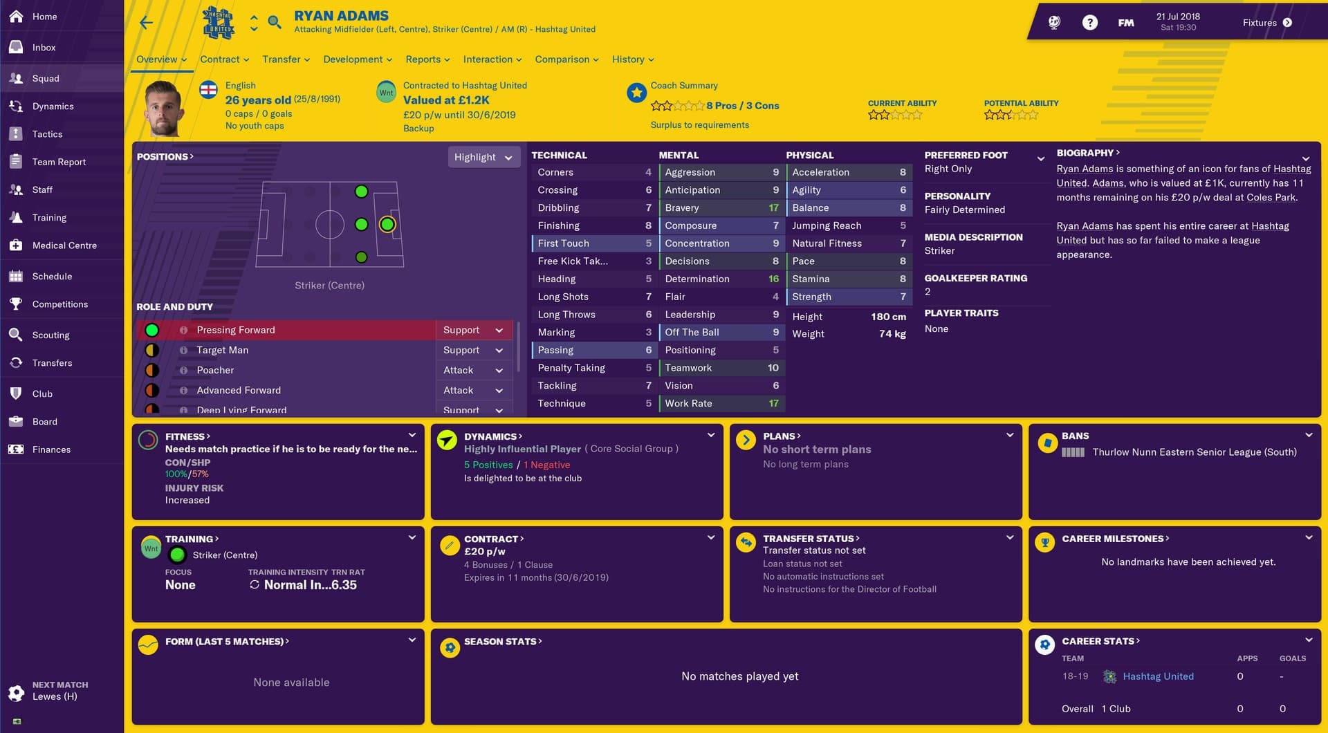 Football Manager 2019: The Hashtag United Challenge