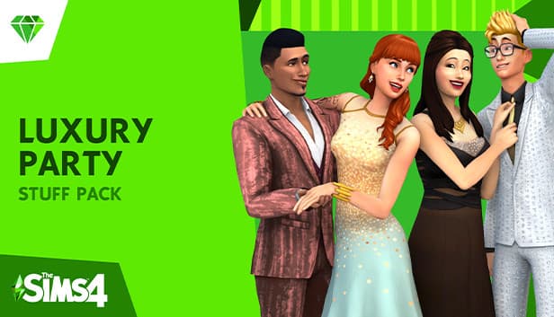The Sims 4 Luxury Party Stuff